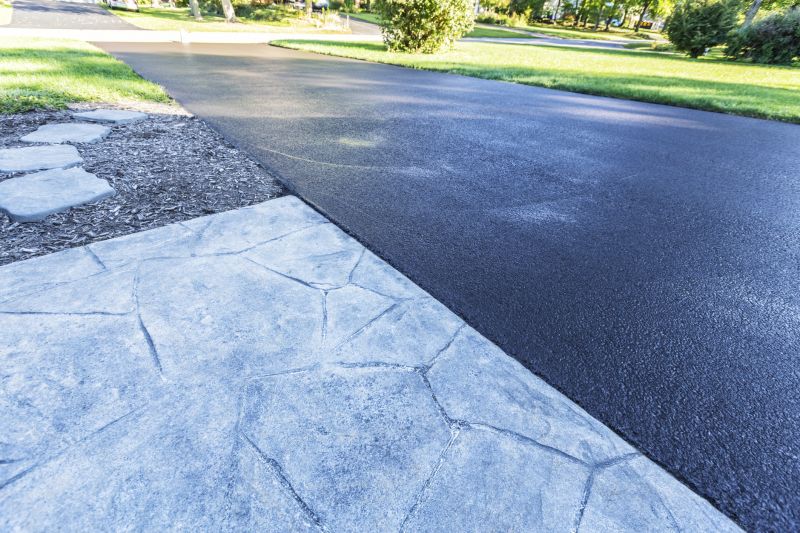 Finished Sealcoated Driveway