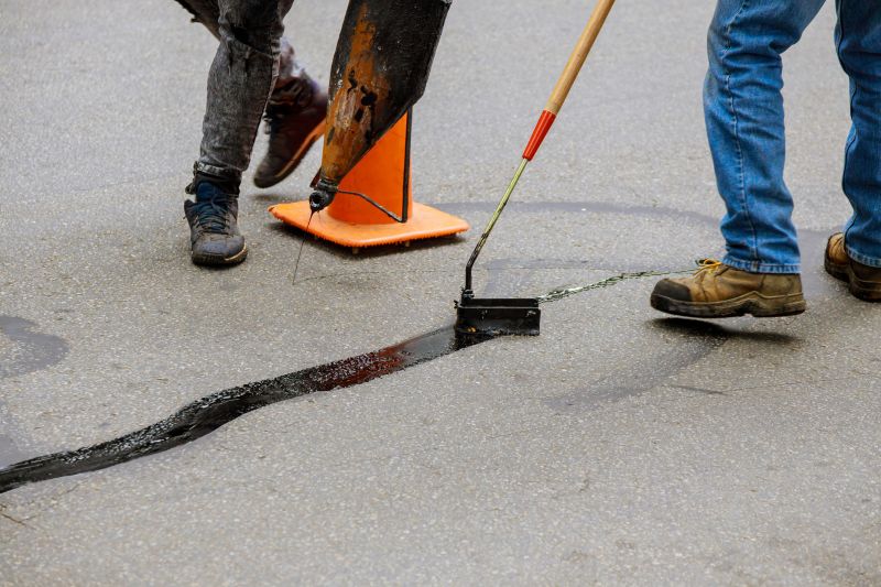Parking Lot Crack Sealing